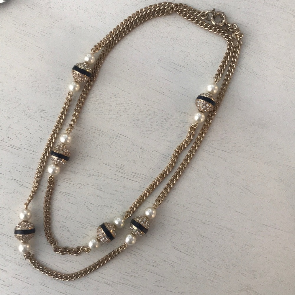 J. Crew Long Station Necklace